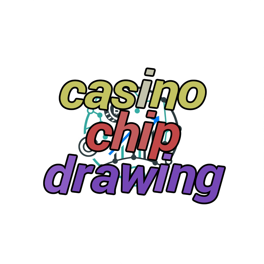 casino chip drawing